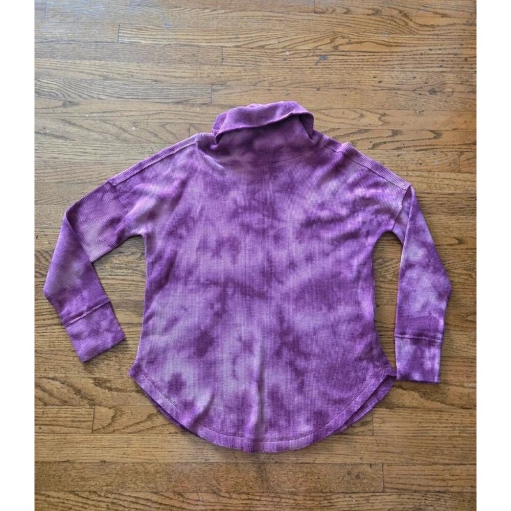 Anthropologie Maeve Tie Dye Long Sleeve Thermal Shirt